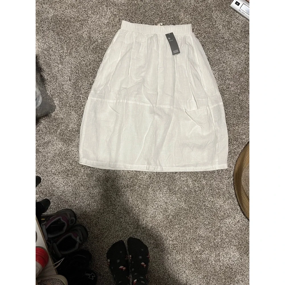 Eileen Fisher Organic Linen Skirt